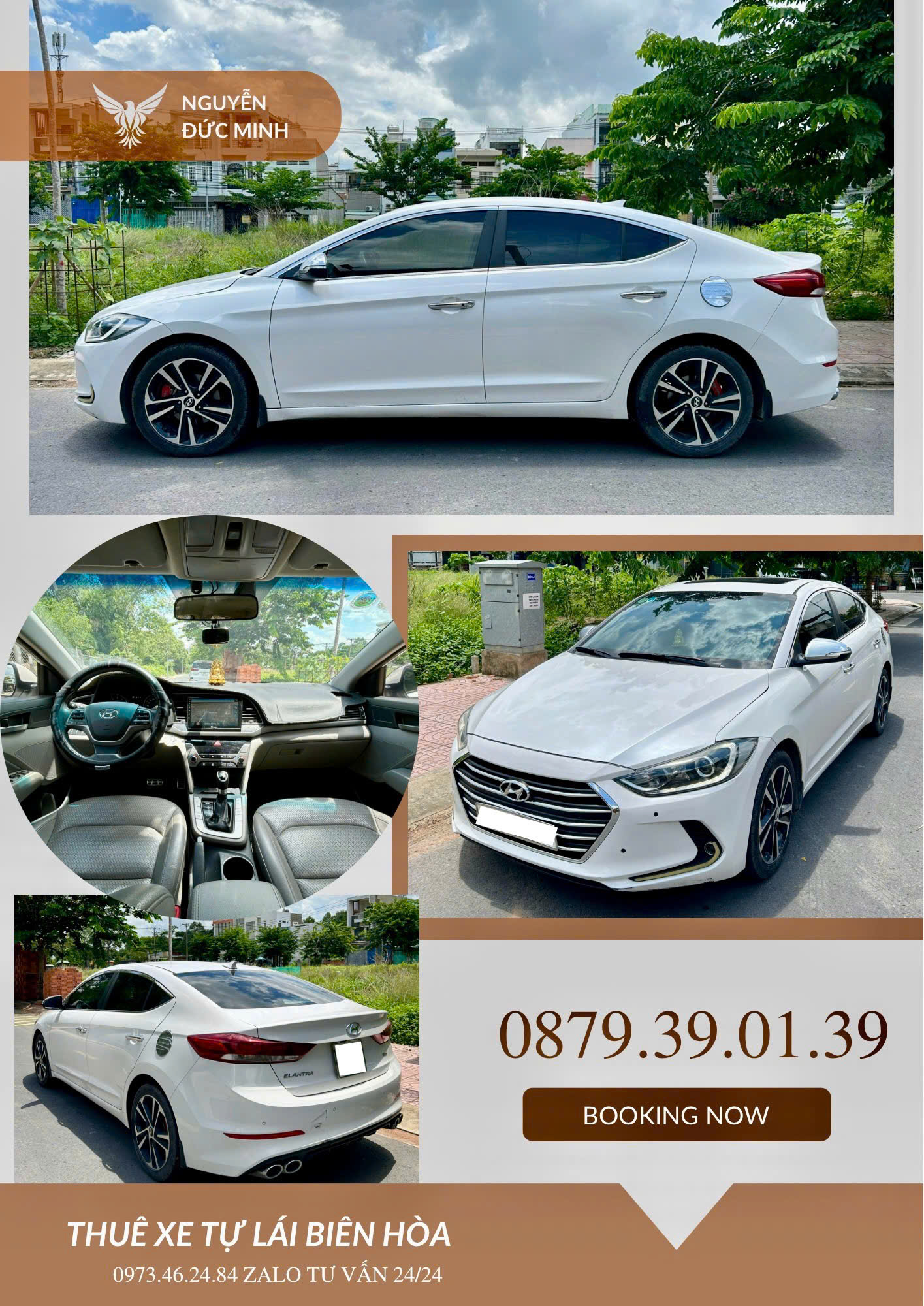 Hyundai Elantra cho thuê tự lái tại Biên Hòa