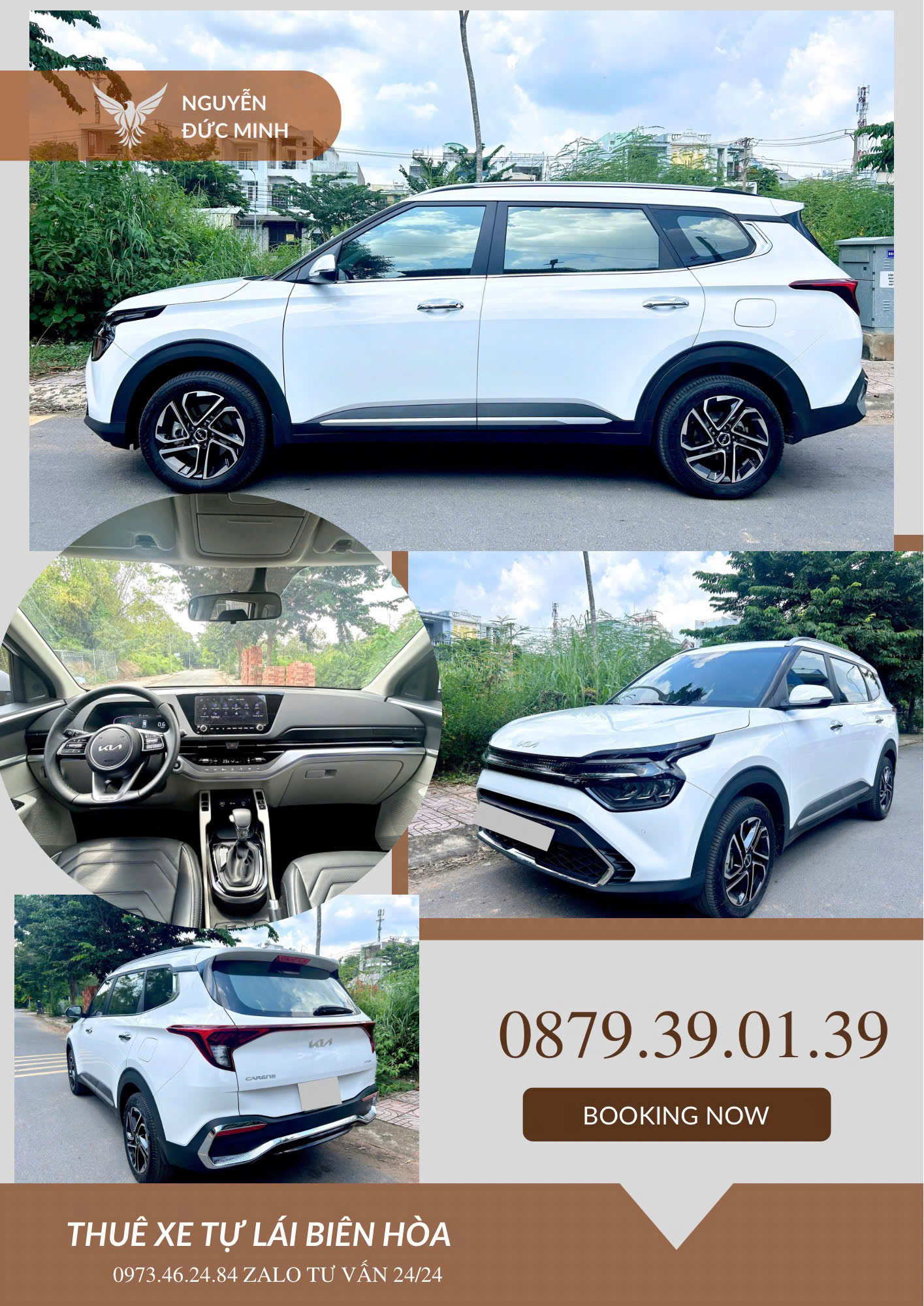 Kia Carens cho thuê tự lái tại Biên Hòa